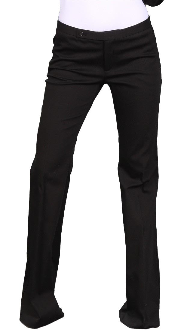 Raven Riley Hipster Trousers Black @ Apparel Addiction - Dress Pants ...