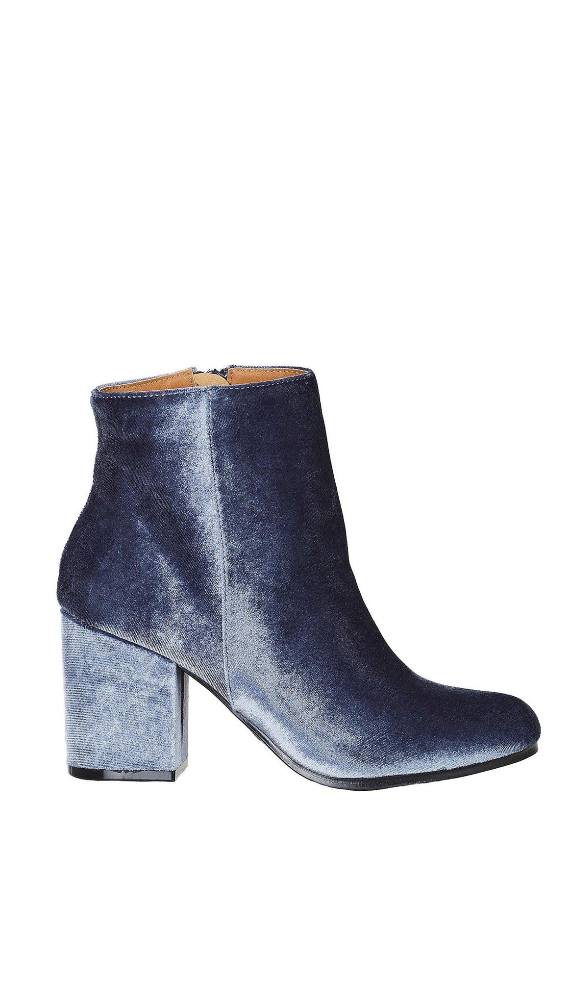 light blue ankle boots