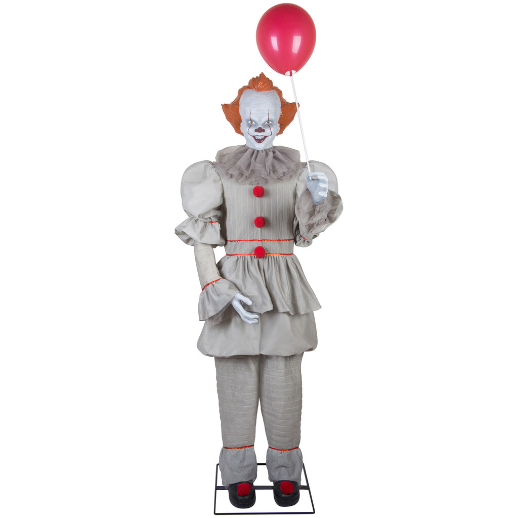 6' Tall Life size Animated Pennywise Halloween Prop – Seasons Inflatables