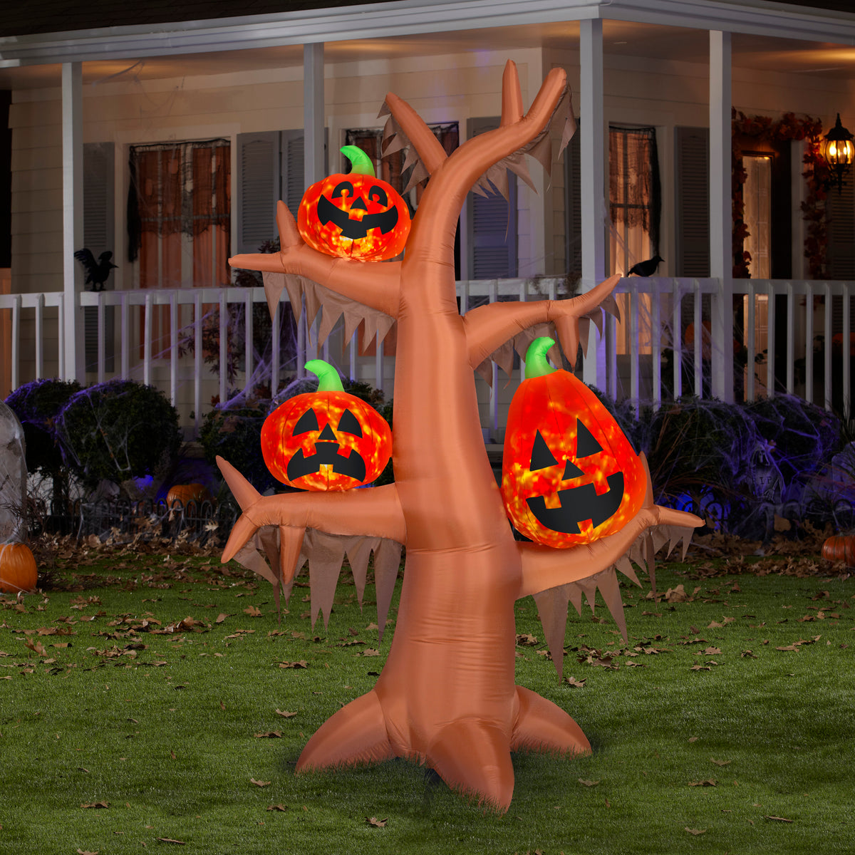 8.5' Airblown Kaleidoscope Scary Tree Halloween Inflatable – Seasons ...