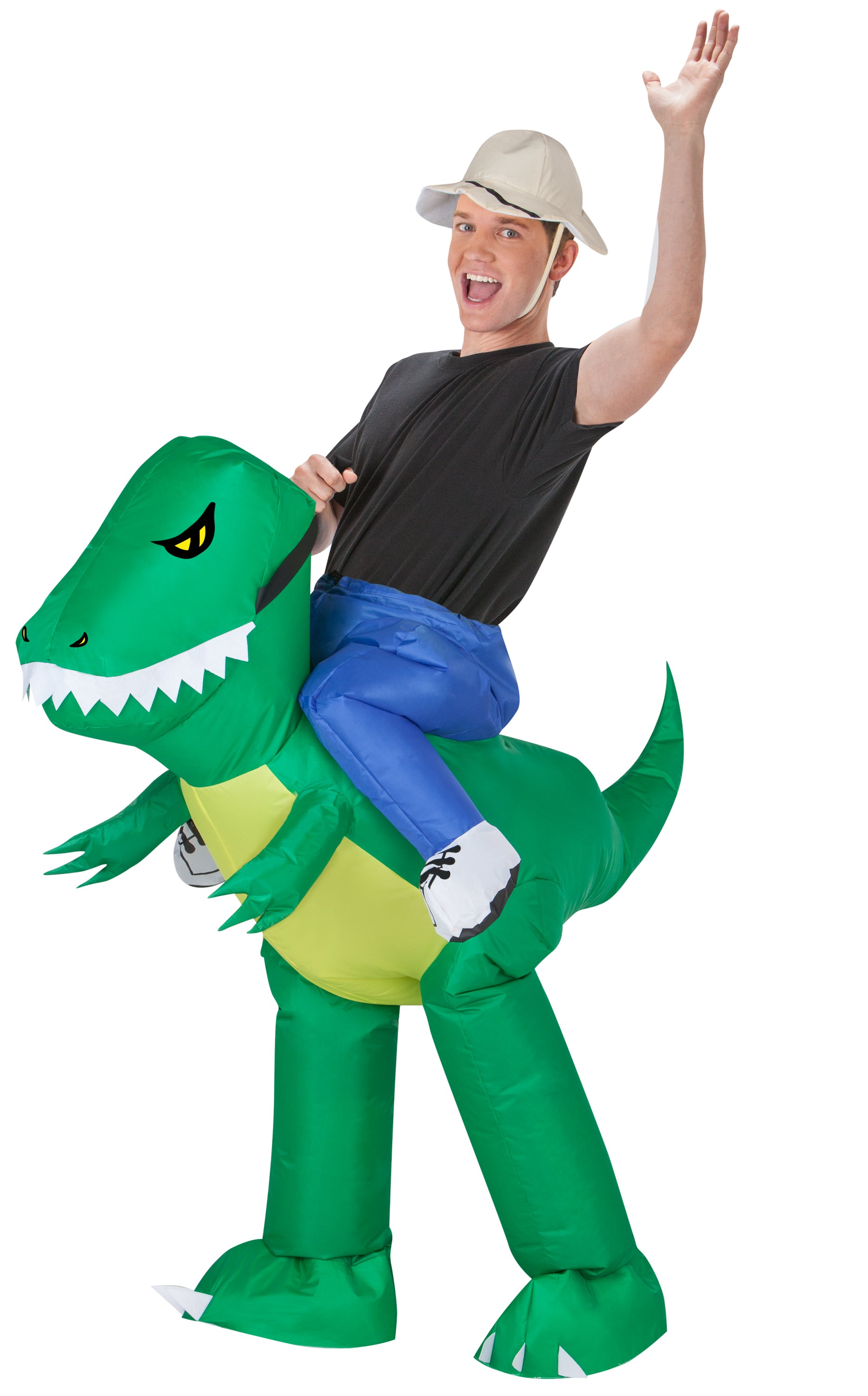Adult Inflatable Dinosaur Rider Halloween Costume – Seasons Inflatables