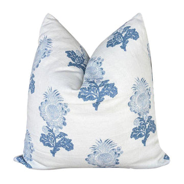 Botanical Thibaut Willow Tree Lavender Throw Pillow Cover