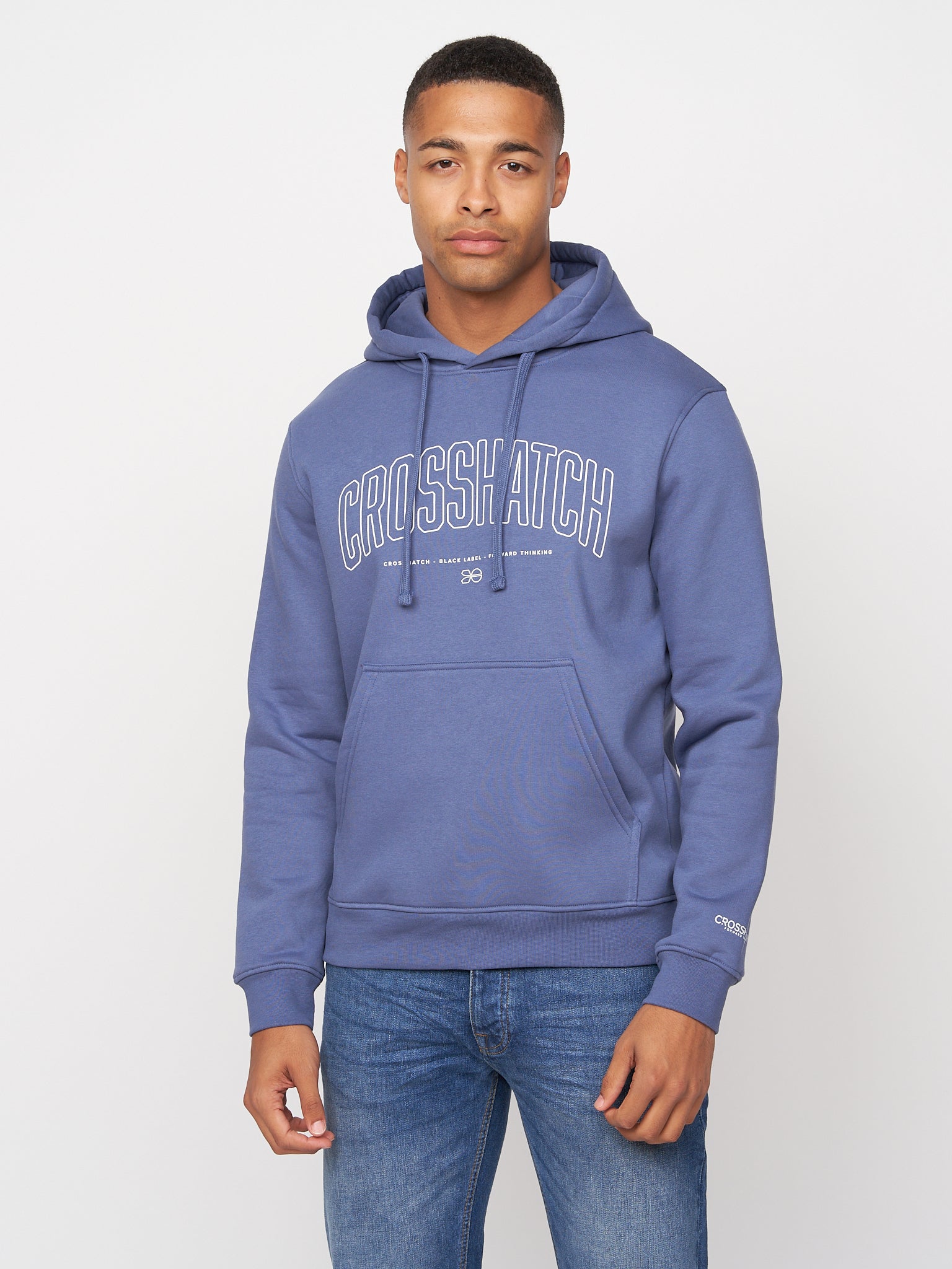 Mens Durango Hoodie Denim Blue – Crosshatch