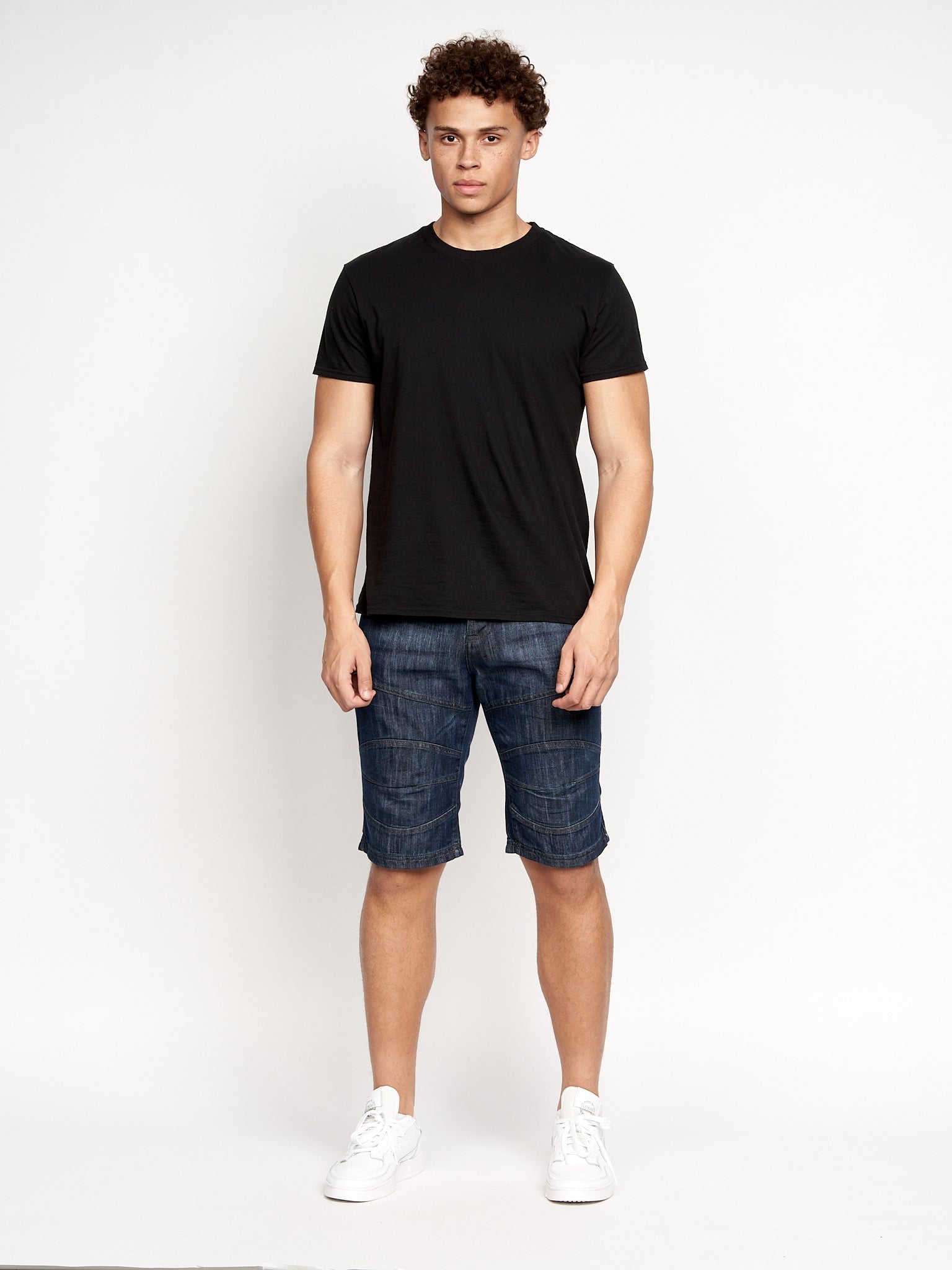 Mens Winston MVE Denim Shorts Dark Wash – Crosshatch