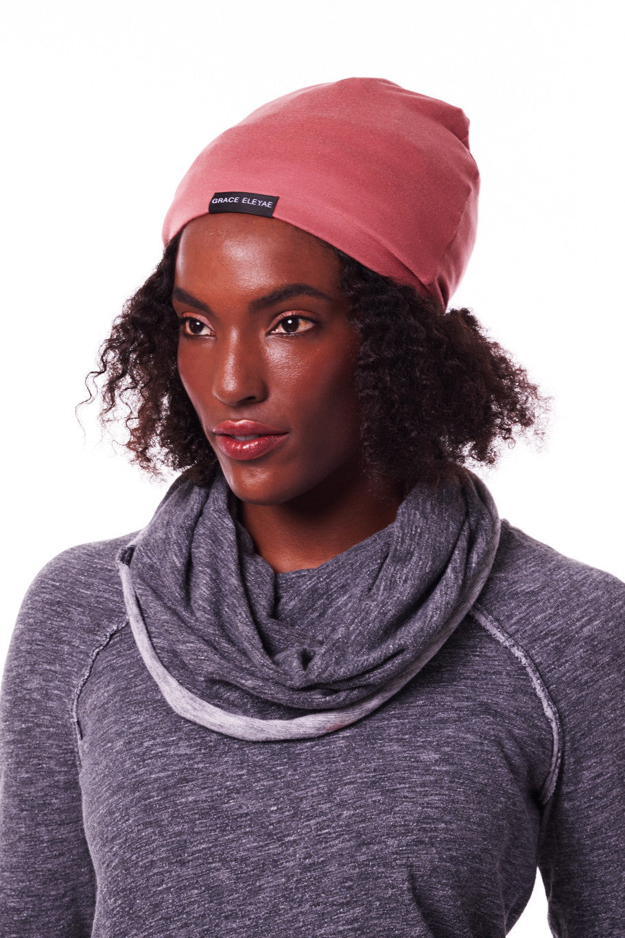 Mauve Slap | Satin Lined Cap - eley1421