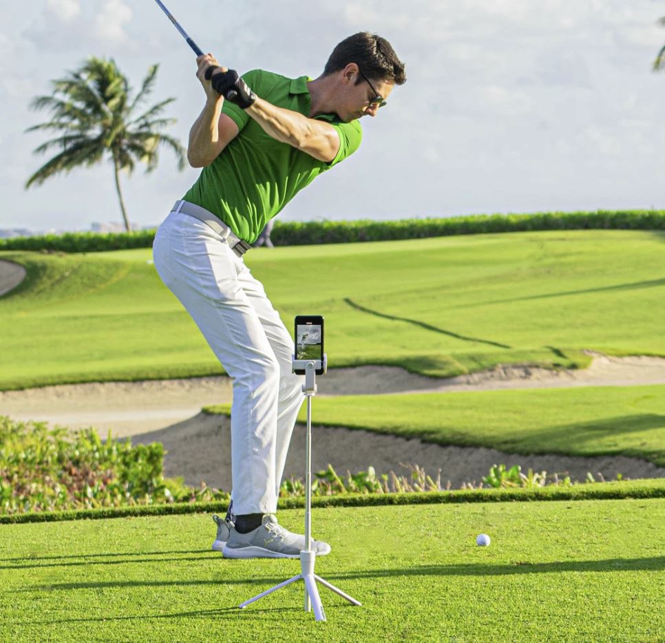 Caddie View With Swing Analysis App Golf Training Aids