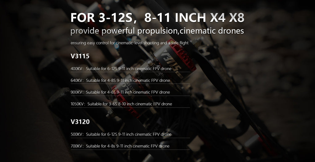 T-Motor V3120 3120 700Kv Motor