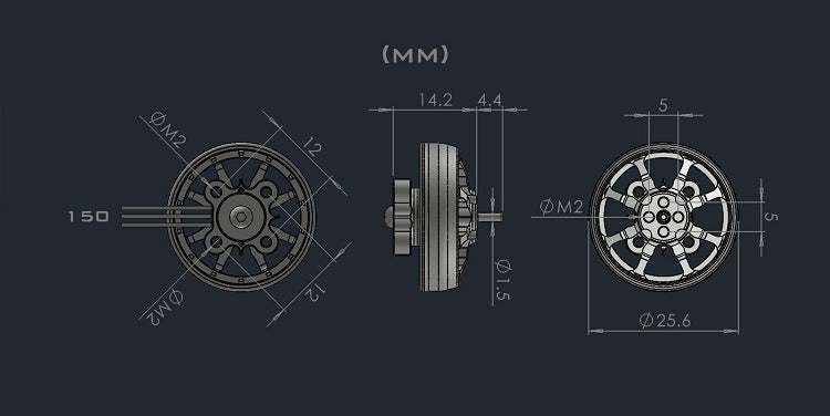 AMAXinno Competition 2004T 1850Kv Motor