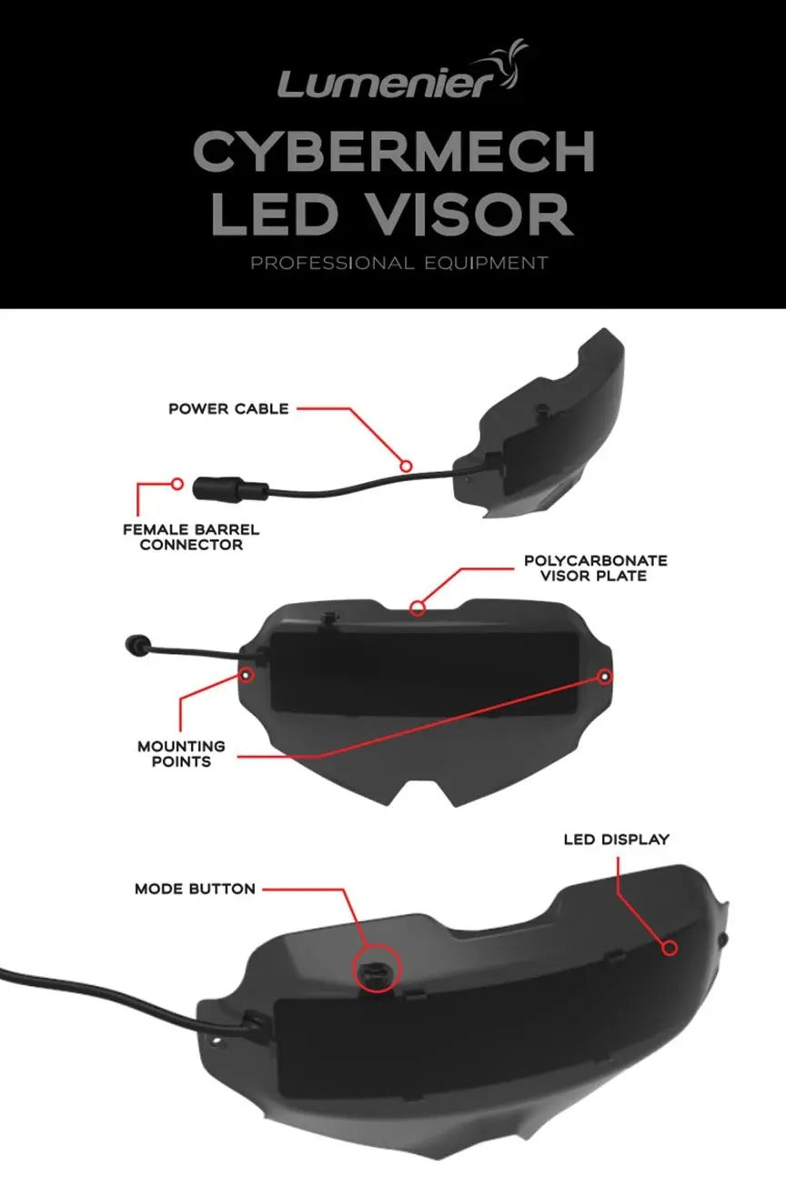 Lumenier CYBERMECH LED Visor for DJI FPV Goggles