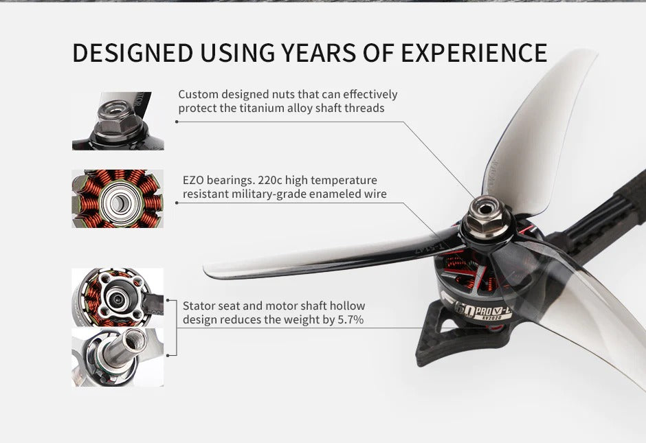 T-Motor F60 2207.5 Pro V-LV 2020Kv Motor