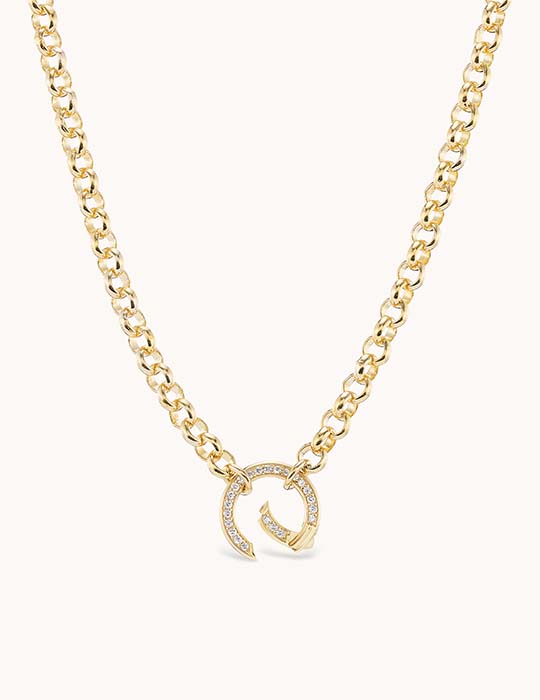 Wide Rolo Chain Necklace – Charde