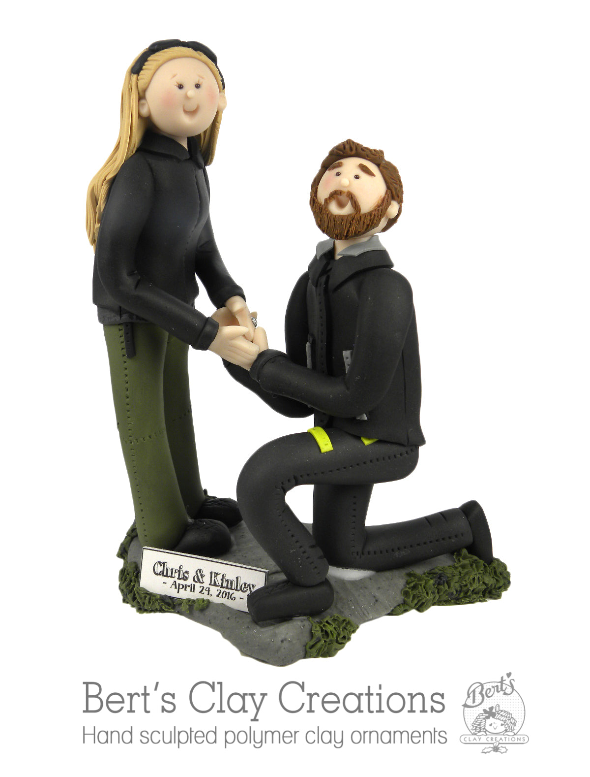 2016 engagement ornament