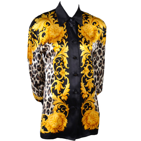 Escada Baroque Yellow Black Blazer