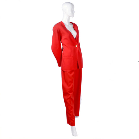 vintage Bill Blass red