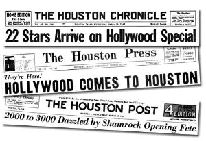 1949 opening of Shamrock Hotel Houston