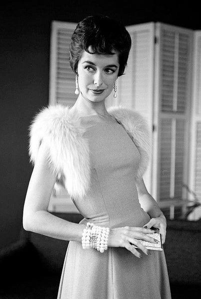 Anne Fogarty,dress -  photo by Nina Leen, 1957