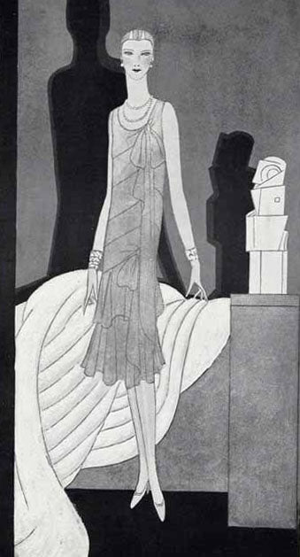 Chanel evening dress 1927 1920s