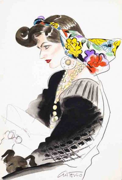 Antonio Lopez Norma Kamali fashion illustration (source)