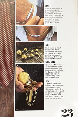 vintage mens jewelry
