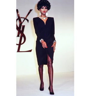 90s runway black dresses 🖤 #90s #90sfashion #glamour #dior #ysl