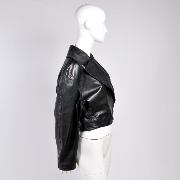 1980s Azzedine Alaia Vintage Leather Jacket – Modig