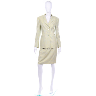 1980s Louis Feraud Beige Skirt Suit – Style & Salvage