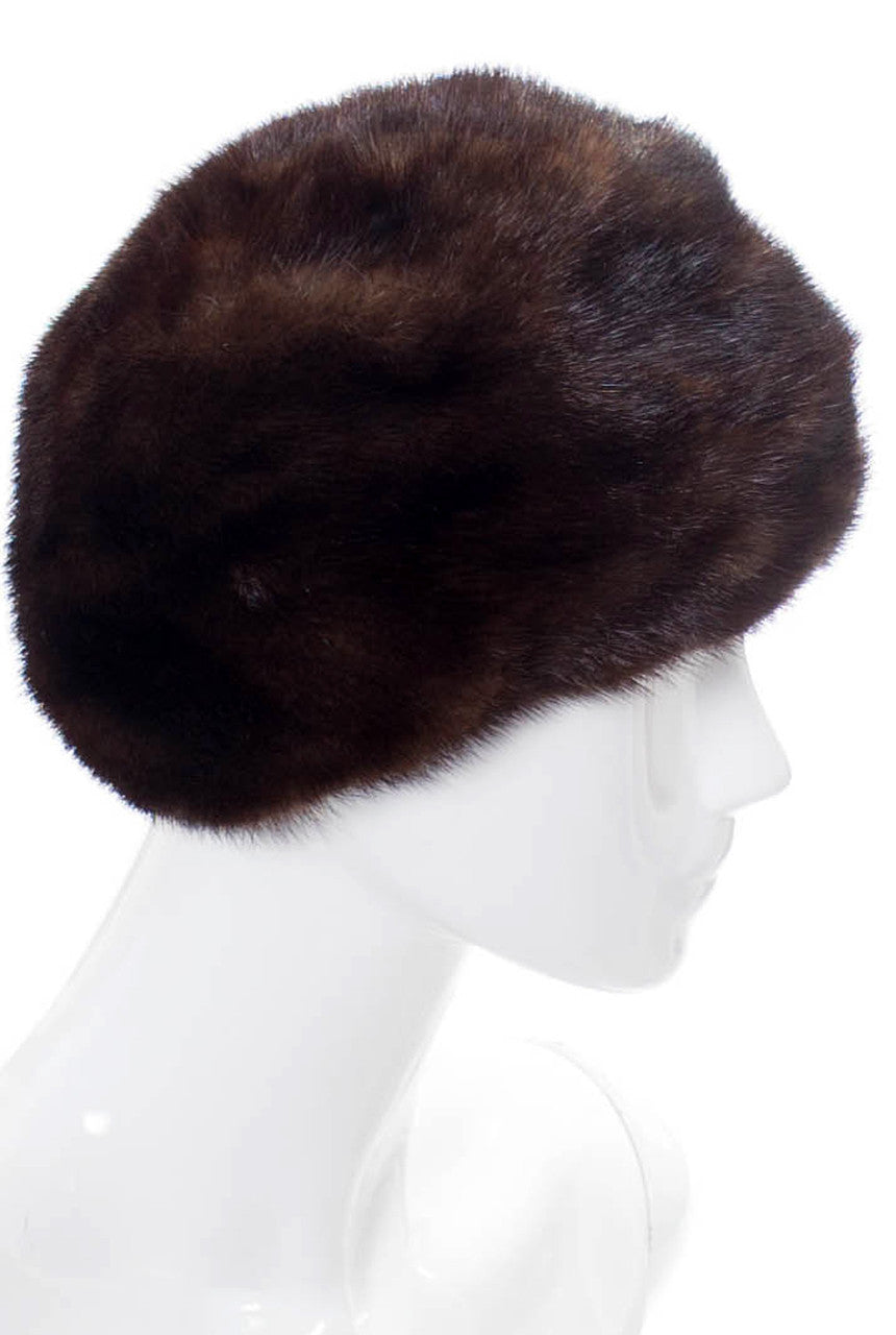 1970s Andre Canada Vintage Mink Hat with Fur Pom Poms – Modig