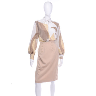 1990s Louis Feraud Gray Tweed Skirt Suit – Style & Salvage