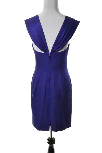 En Francais by Huey Waltzer Vintage 1980s Purple Bodycon Dress – Modig