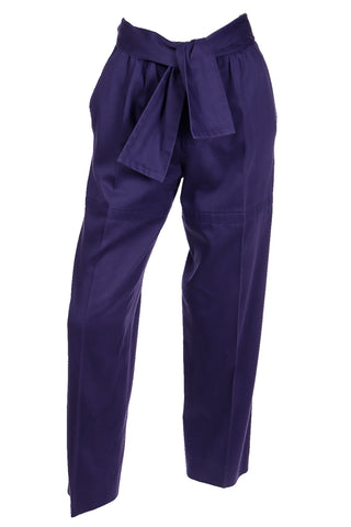 2012 Yves Saint Laurent blu pants NWOT - yves saint laurent Pre-Owned -  Wond&rland Capri