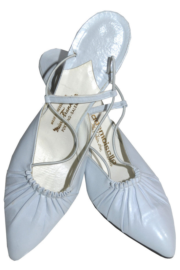 blue vintage heels