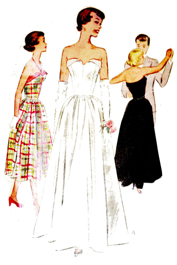 1950's evening gown patterns