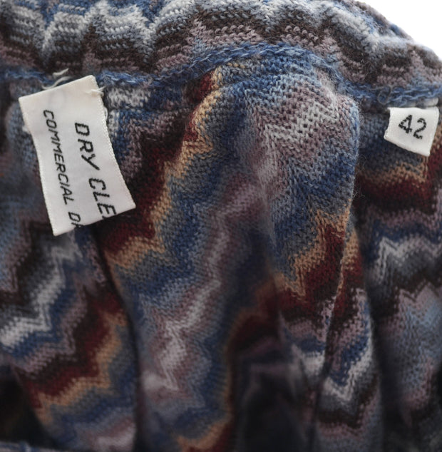 1970's knit zig zag striped Vintage Missoni maxi skirt – Dressing Vintage