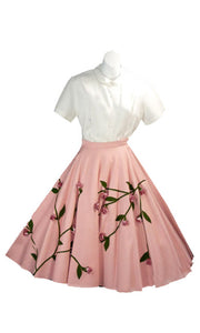 1950s vintage Mommy and Me skirts 