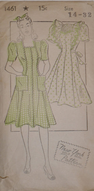 1940s Vintage New York 793 Shorts & Top Playsuit Sewing Pattern – Modig