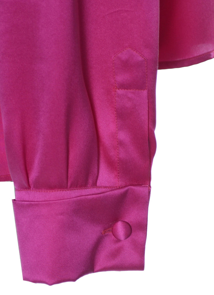 Vintage pink silk YSL Rive Gauche blouse – Dressing Vintage