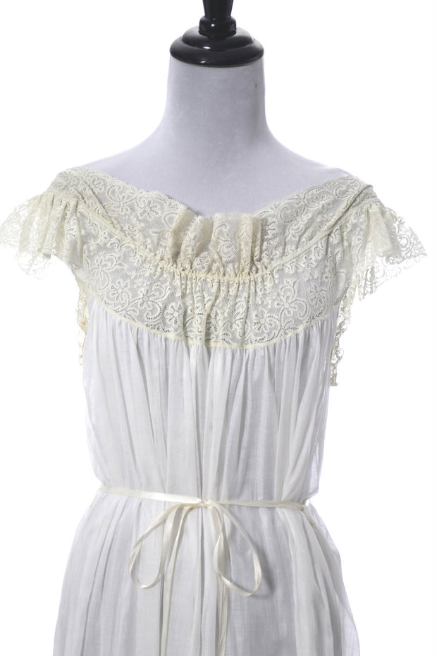 1940s Iris Lingerie Company cotton negligee vintage nightgown – Modig