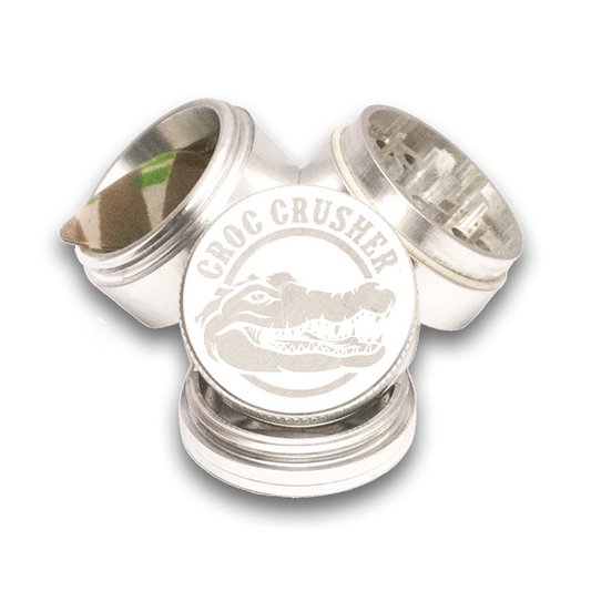 Croc Crusher 3.5 inch 4 Piece Herb Grinder