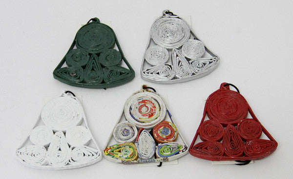 Christmas Ornament Bell All Colours
