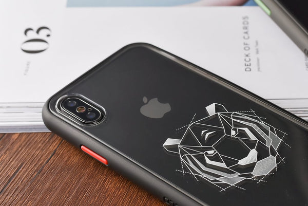 coque iphone 8 animaux geometrique