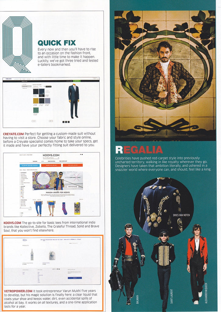 GQ India - September 2016 Issue - Vetro Power