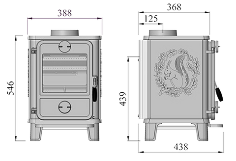 Morso 1412 Dimensions - Stove Supermarket