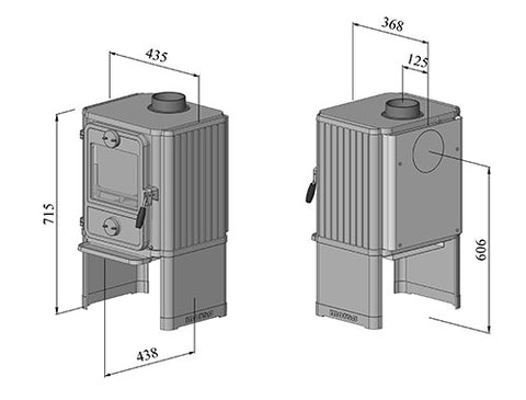 Morso 1442 Dimensions - Stove Supermarket