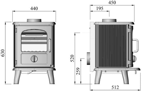 Morso 3112 Dimensions