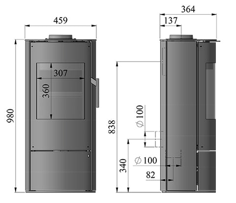 Morso 4043 Dimensions