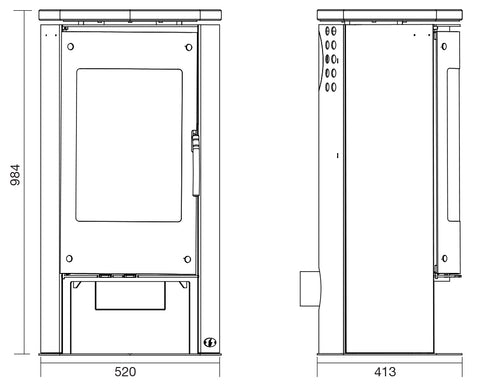 ACR Novus Dimensions - Stove Supermarket