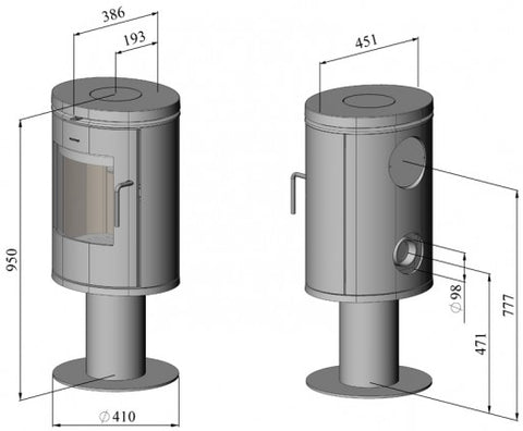 Morso 6148 Pedestal