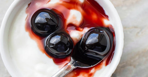 Greek Sweet Fruit Preserve in Syrup Sour Cherry