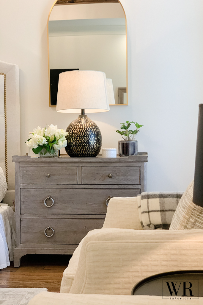 WR Interior Design Client revel master primary bedroom 