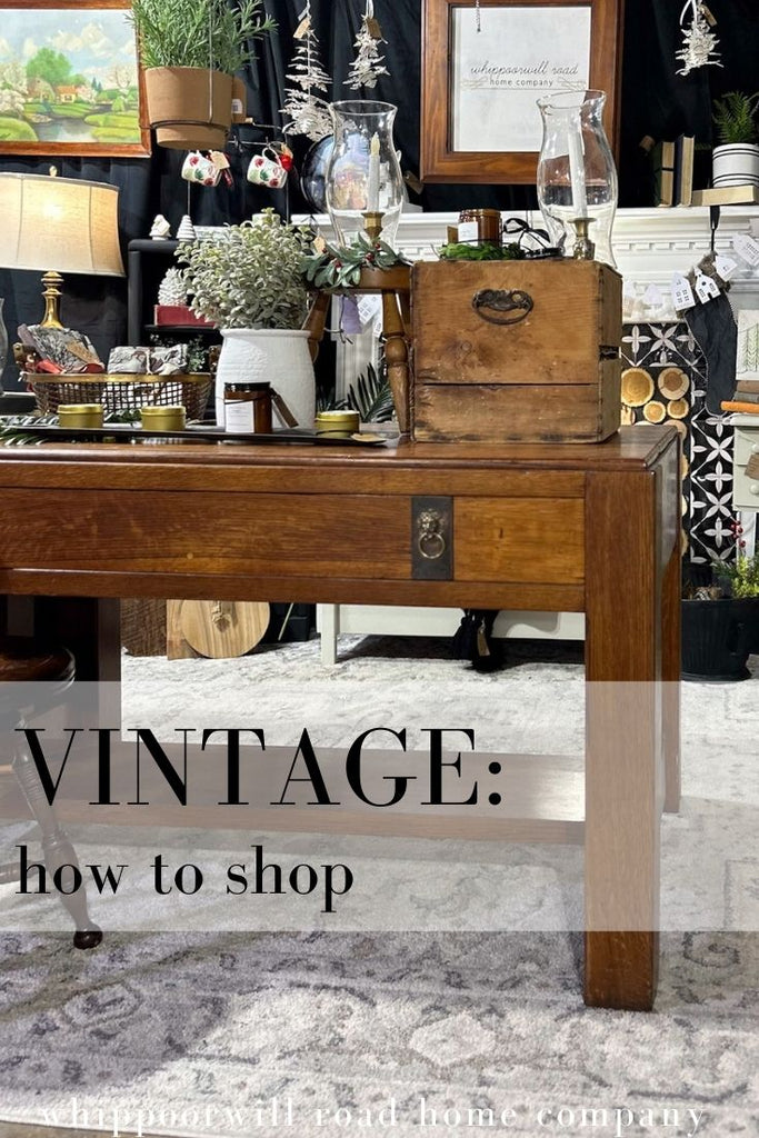 how to shop vintage whippoorwill road home company